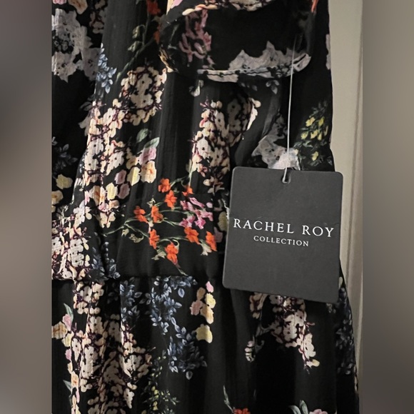 Rachel Roy Floral Ruffle Dress - Picture 6 of 8